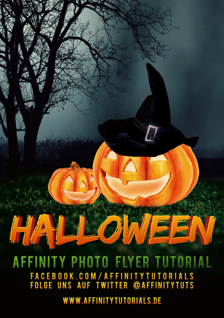 halloween flyer tutorial