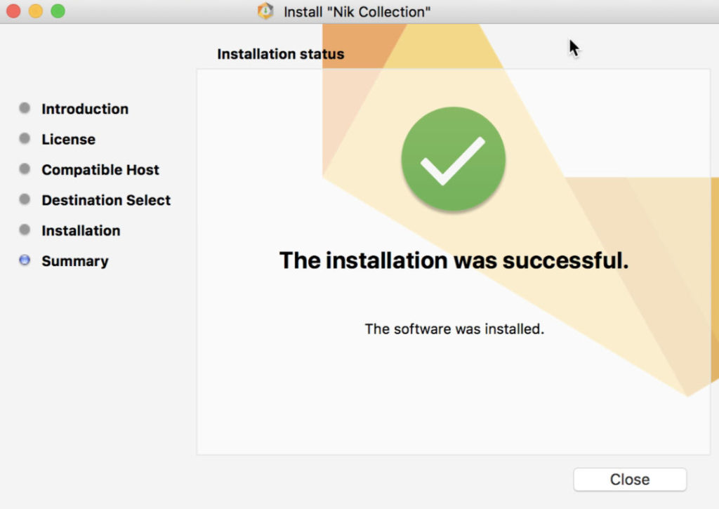 installing nik collection affinity photo