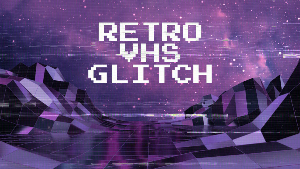 Retro VHS Glitch Affinity